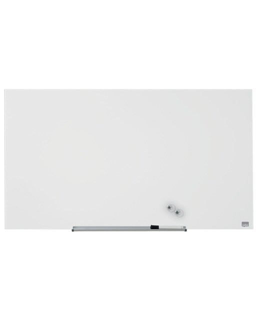 Quadro branco de vidro Nobo Impression pro 45" (993X559 mm), branco brilhante 4