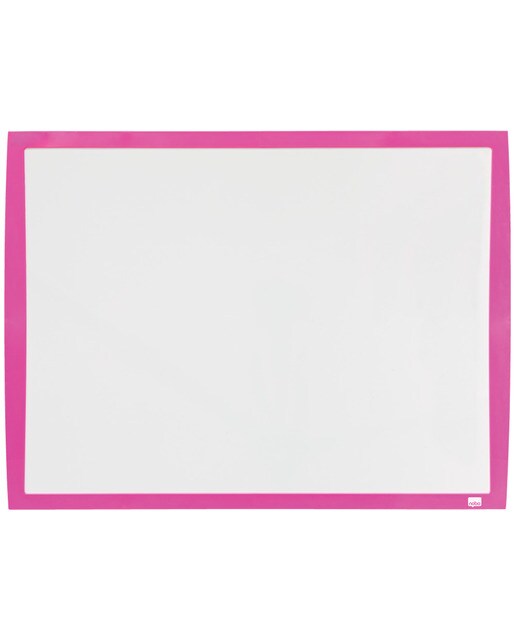 Imagem 0 de Quadro magnético Nobo 430x585 mm, moldura fúcsia