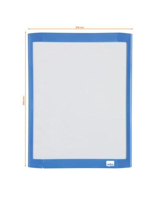 Quadro magnético com apagador 216x280 mm Nobo cores sortidas Sortido-3