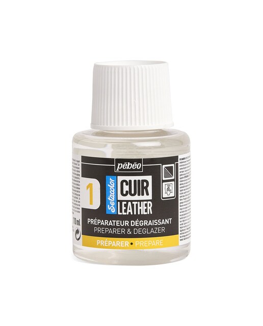 Auxiliar preparador couro 110ml Pebeo 1