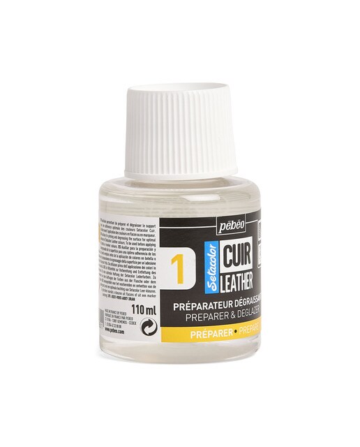 Auxiliar preparador couro 110ml Pebeo 3