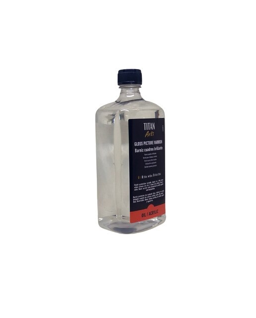 TITAN Arts frasco de verniz brilhante 1000ml 2