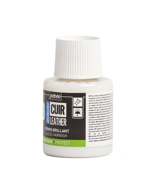 Verniz acetinado brilhante couro 110ml Pebeo 2