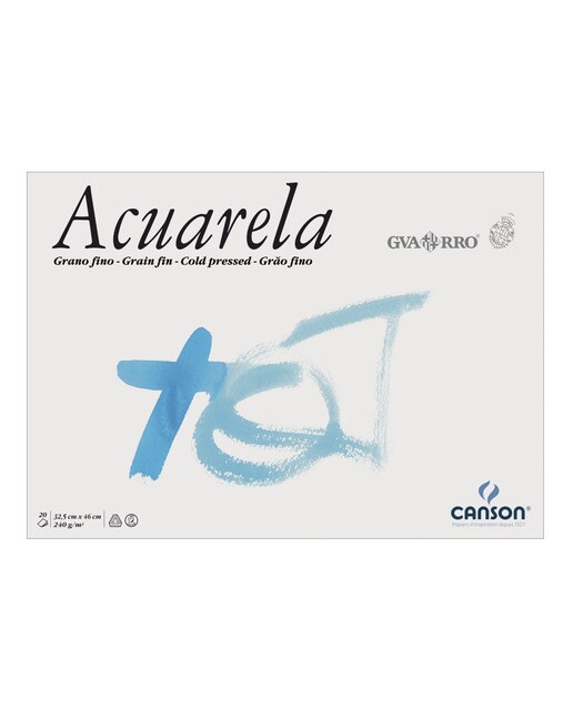 Imagen 0 de Bloc Encolado 20h. Guarro Acuarela 60% Grueso 240gr