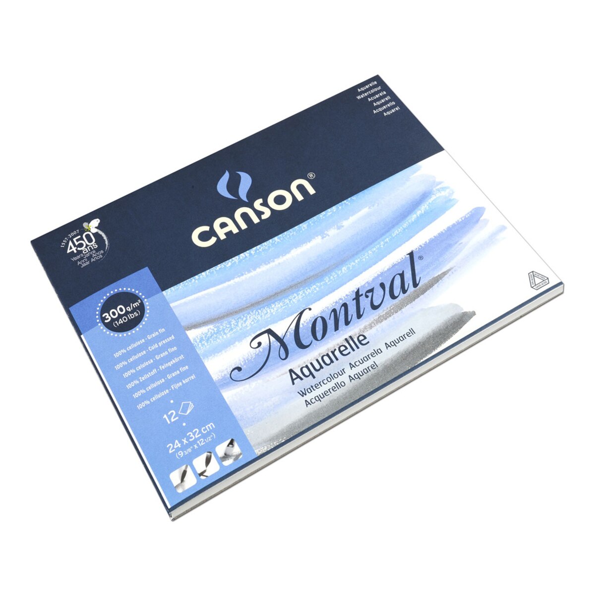 Bloco Colado 12 f. Canson Montval Fino 300 g 2