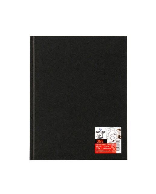 Caderno Cosido, 21 x 27,9 cm, 98 Folhas, Sketch One, Grão Fino, 100 g Canson 1
