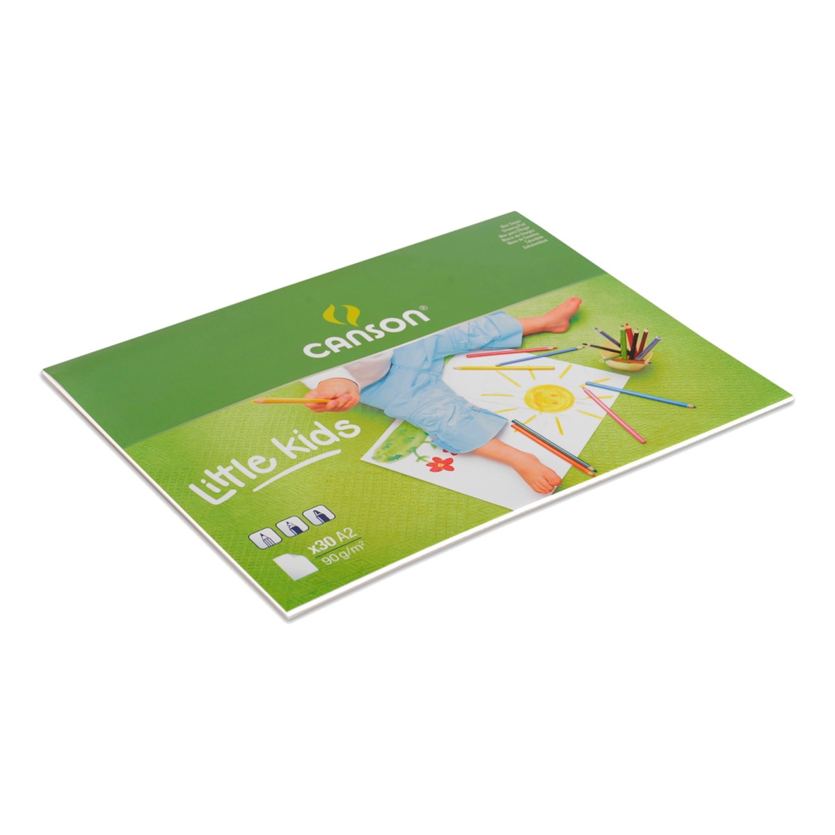 Bloco Colado A2 30 f. Canson Kids Desenho 2