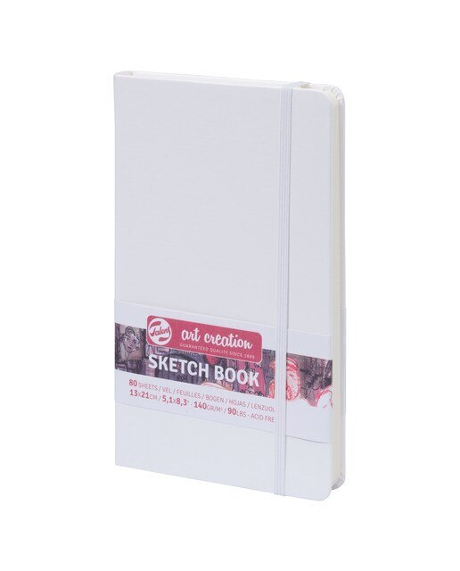 Imagen 0 de Bloc de Tapa Dura Blanca para Sketch de Medidas 13x21 cms Vertical y 140 grms Art Creation Multicolor