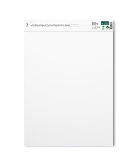 Bloco de Papel de Aguarela Winsor & Newton Colado por 1 Lado Tamanho A3 4