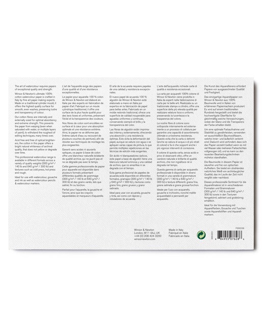 Bloco Aguarela Grão fino 300 gramas 18 x 26 5