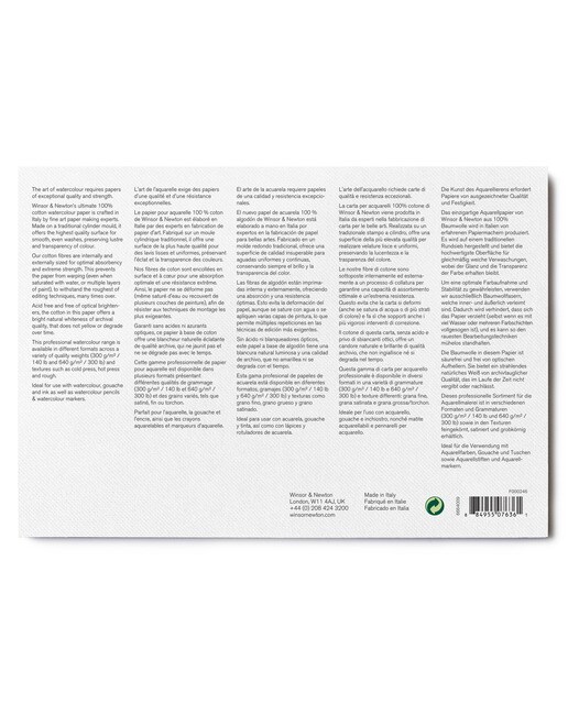 Bloco Aguarela Grão grosso 300 gramas 18 x 26 2