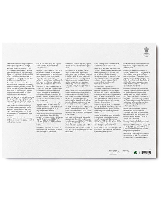 Bloco Aguarela Grão grosso 300 gramas 31 x 41 6