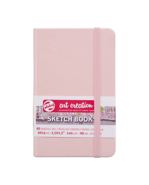 Bloco para Esboços de 80 Folhas - Rosa Rosa-1