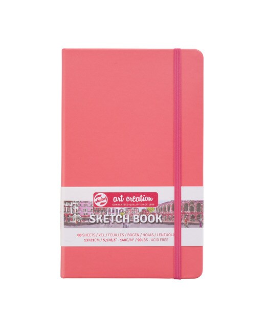 Bloco para Esboços de 80 Folhas - Coral Coral-1