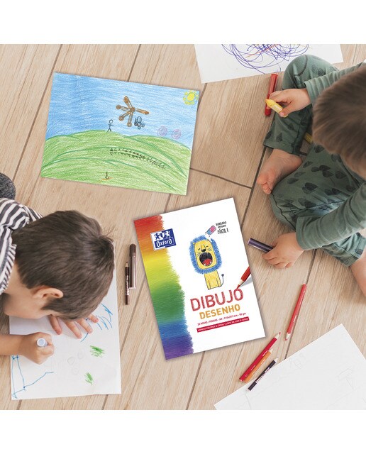 Bloco Desenho A4 20 Folhas 90 Gramas Kids Branco-2