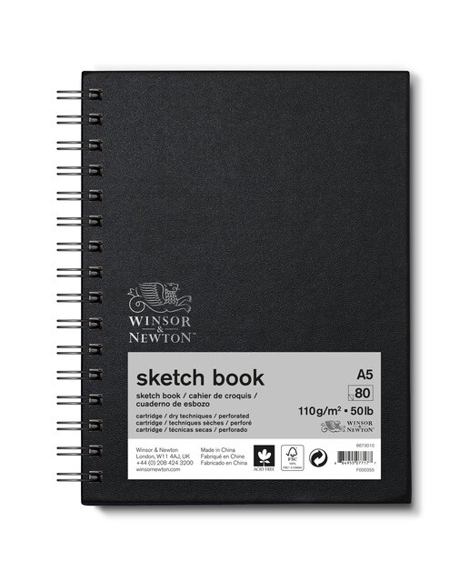 Caderno Esboço A5 Espiral 1
