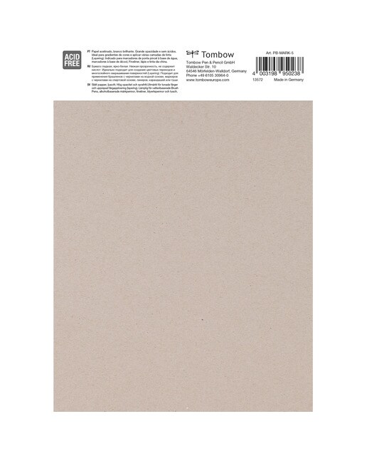 Pack de 25 folhas de papel Bristol Esboços Lettering A5 250 Gramas Branco-3