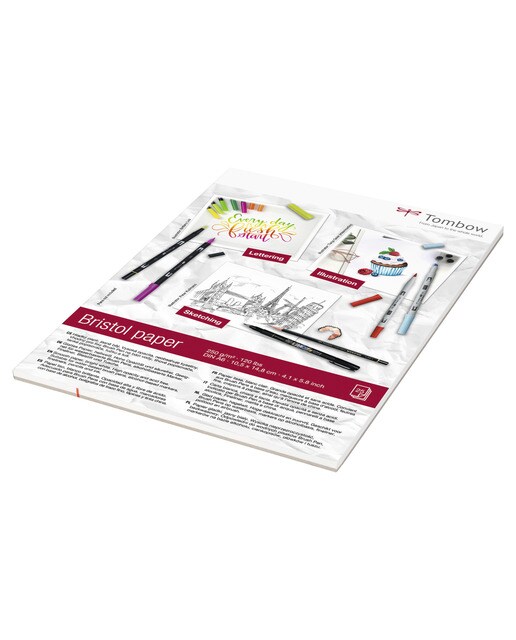 Pack 25 Folhas Papel Esboços A6. 250 Gramas Branco-2