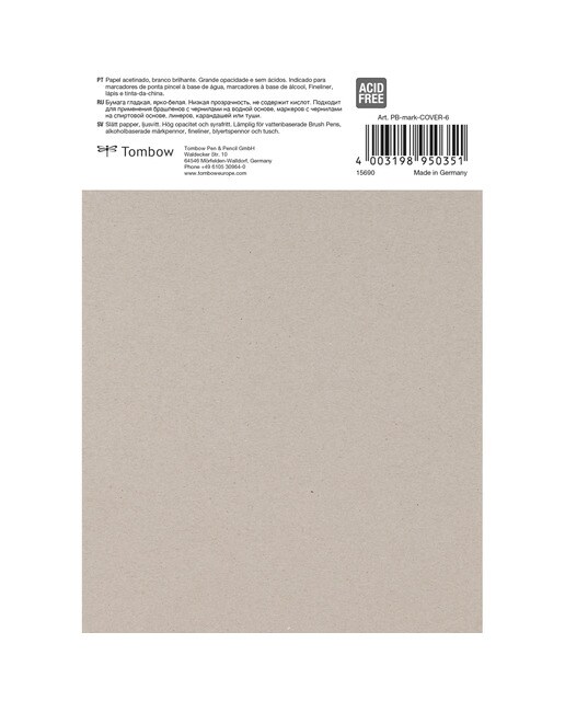 Pack 25 Folhas Papel Esboços A6. 250 Gramas Branco-3