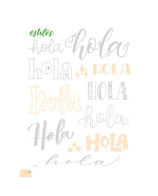 Caderno Caligrafia Nível 2 Aperfeiçoamento do Lettering Multicolor-4