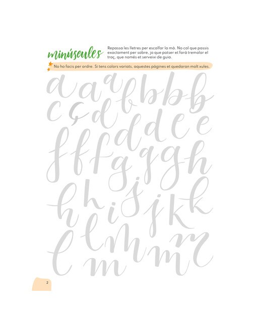 Caderno Caligrafia Nivel 2 Aperfeiçoamento do Lettering Multicolor-2