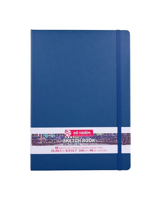 Imagem 0 de Caderno de desenho de 80 folhas de 21 x 29,7 cm Artcreation Azul Escuro