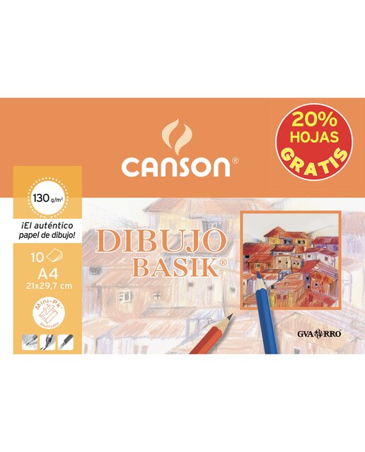 Minipack A4 10 Folhas 130 g Desenho Basik 1