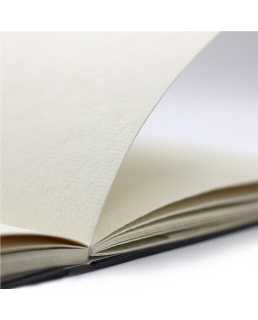 Caderno de Desenho Papel de Algodão Branco-4