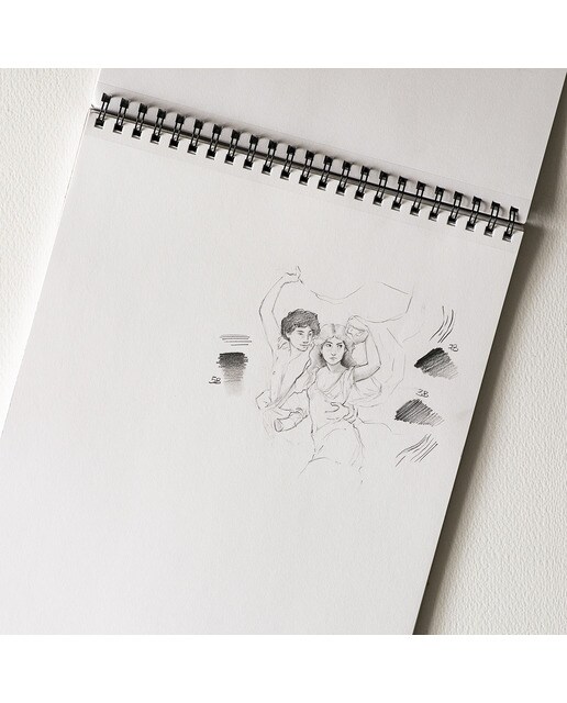Bloco de Desenho A3 Amperse Bege-2