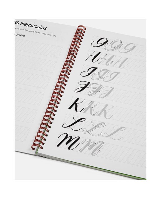 Caderno  temático unicornio lettering de Amperse 5