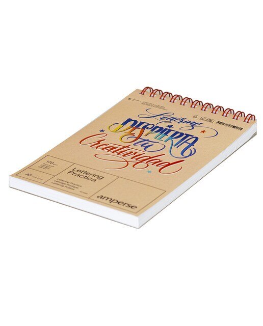 Bloco de prática de lettering Amperse A5 1