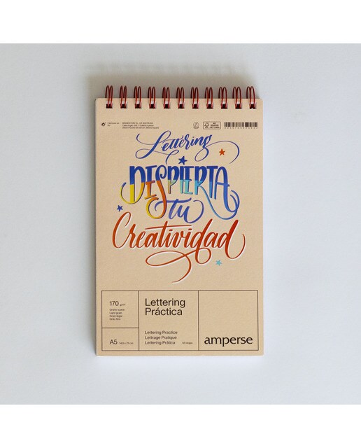 Bloco de prática de lettering Amperse A5 11