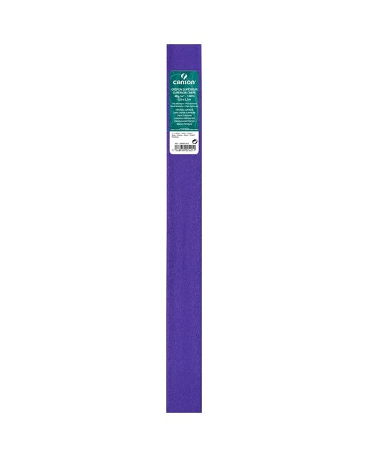 Rollo de 50x250 cm, Crespón Superior (60g/rollo), 48 g/m2, Canson Violeta 1