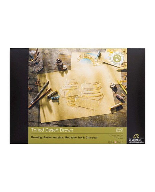 Papel Criativo Royal Talens Rembrandt Castanho 1