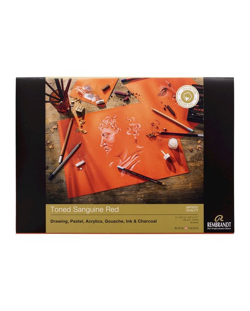 Papel Criativo Royal Talens Rembrandt Vermelho 1