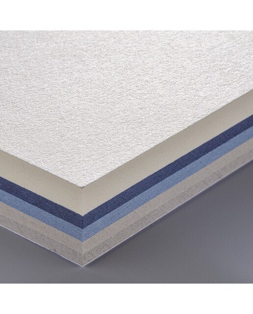 Bloco de Papel de 50 folhas de Cores Frias Várias Técnicas Multicolor 2