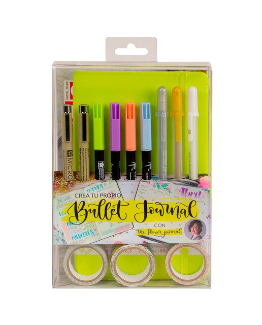 Set Bullet Journal Verde Lima 1