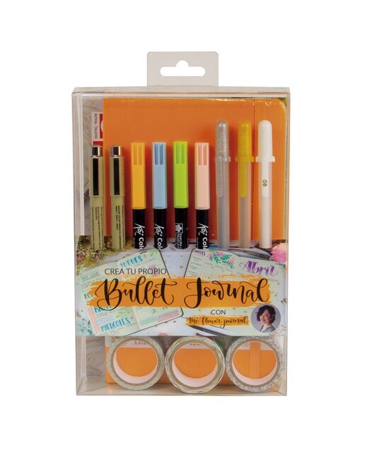 Set Bullet Journal Talens Naranja