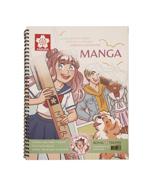 Manual Aprende a Dibujar Manga Sakura Multicolor