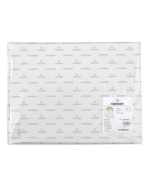 Imagem 0 de Folha 50x65 cm Guarro Íris 240 g Branco