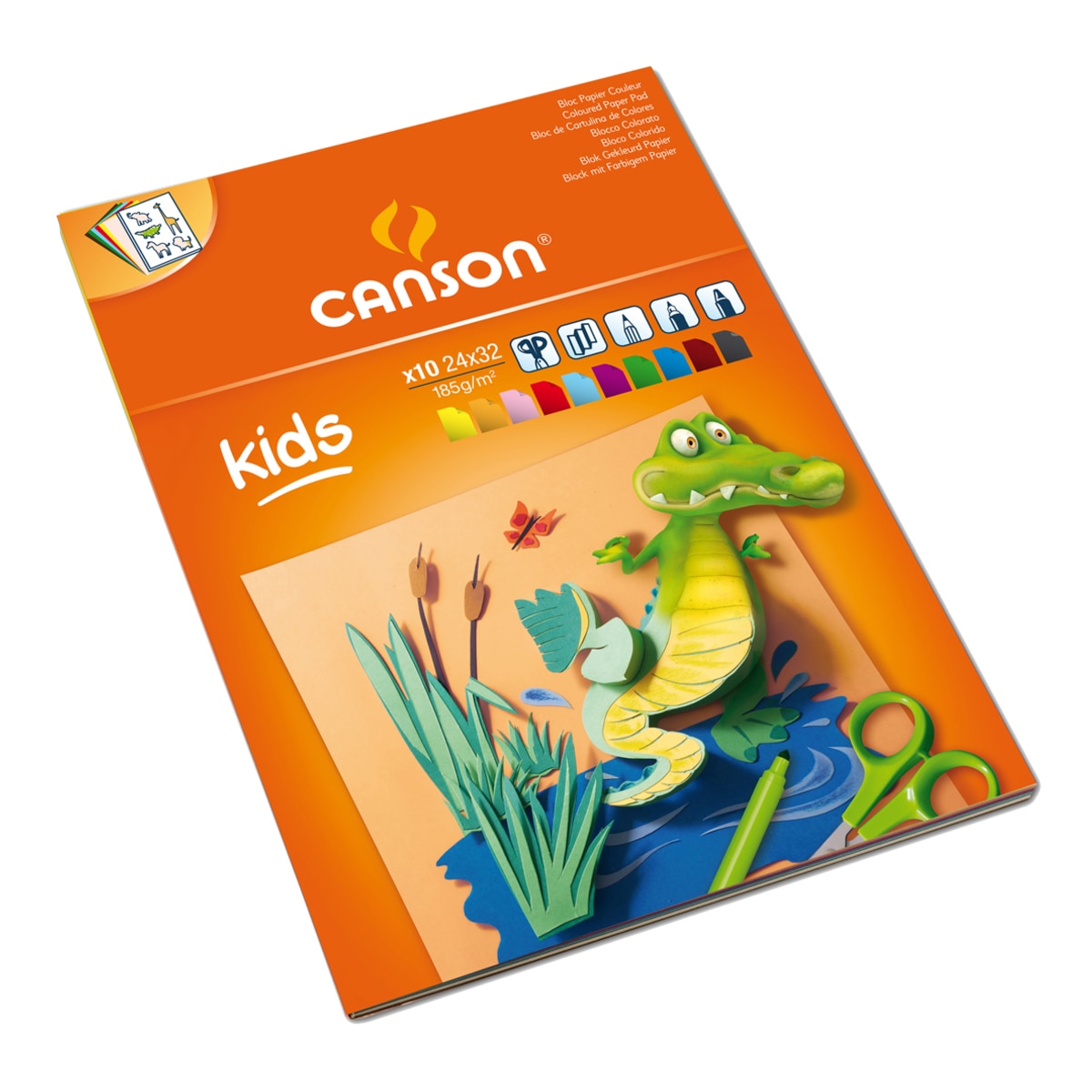 Bloco de Cartolinas Íris de Cores A4 Canson 2