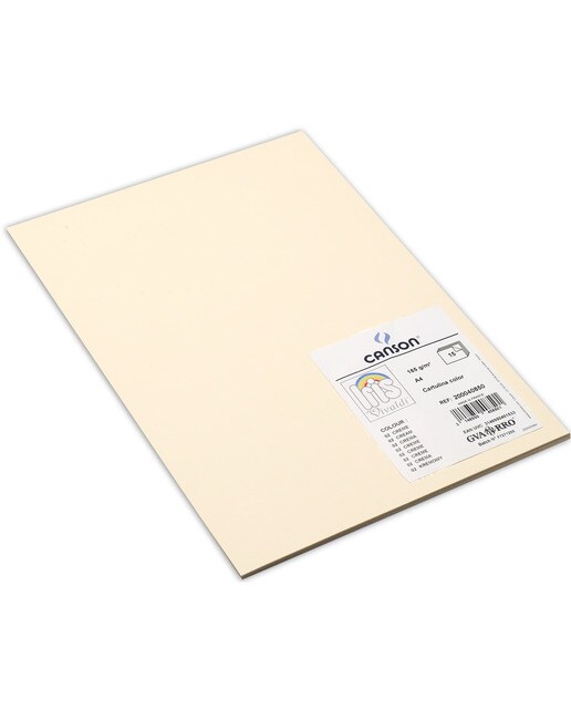 Imagem 0 de Pack, 15 Folhas A4, Cartolina IRIS 185 g Canson Creme