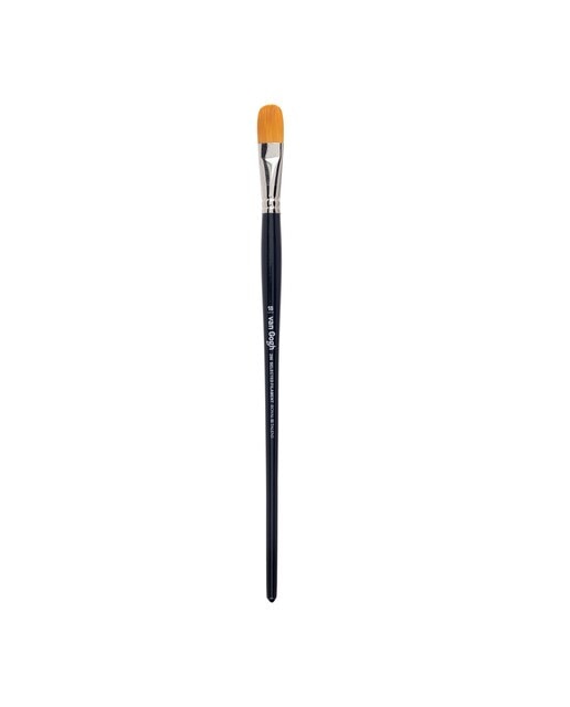 Pincel para óleo y acrílico mango largo serie 296 número 18 Van Gogh multicolor Multicolor-1