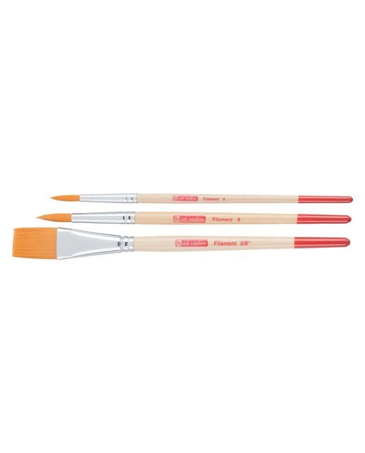 Imagen 0 de Set 3 Pinceles para Acuarela Art Creation Multicolor