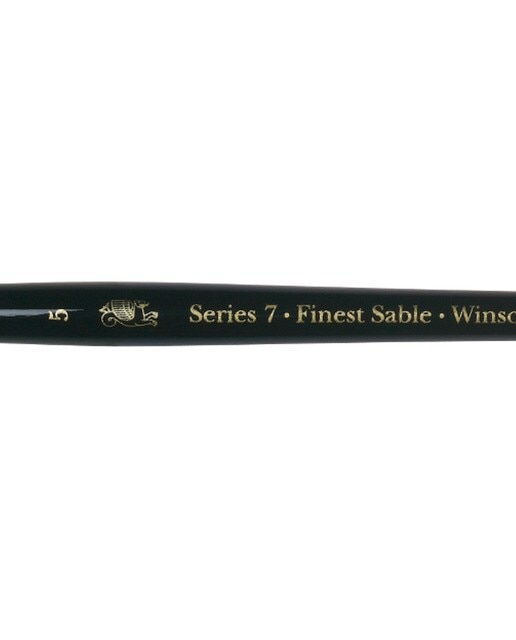 Pincel de Aguarela Winsor & Newton Series 7, Pincel de Pêlo de Marta Kolinsky, tamanho 5 1