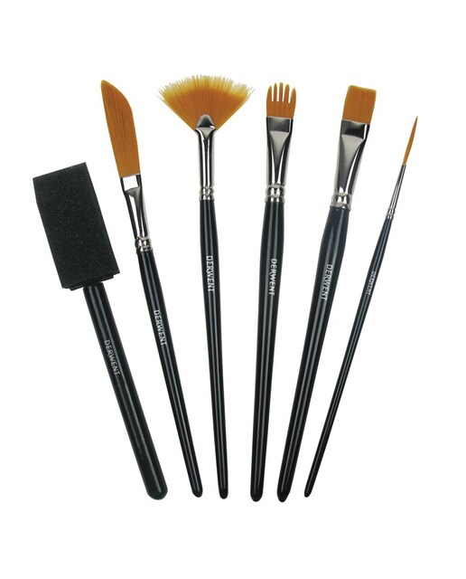 Conjunto de 6 Pincéis Técnicos 1