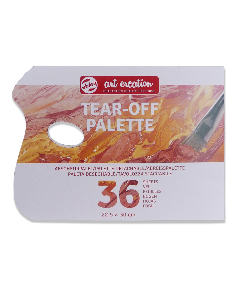 Paleta descartável de 36 Folhas Talens Multicolor Multicolor-1