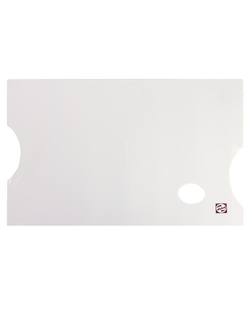 Paleta Retangular Branca de Metacrilato 30X40 cm Branco-1