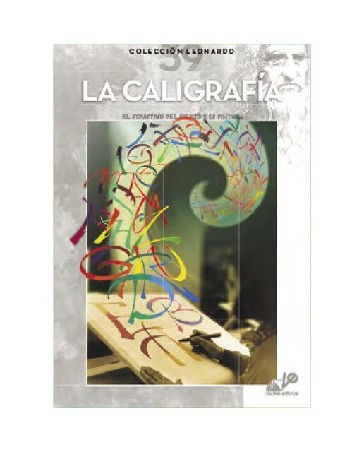 Imagem 0 de Livro de Técnica Artística Coleção Leonardo Caligrafia Multicolor