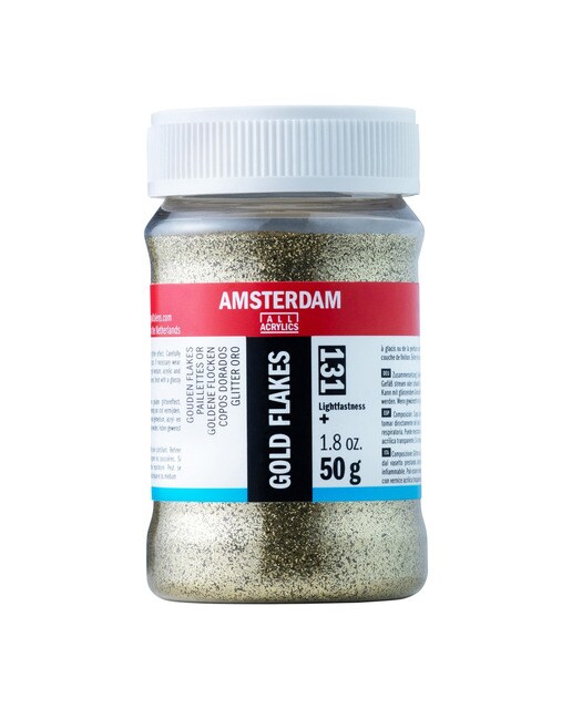 Imagem 0 de Pote de purpurina 50 gramas Ouro Amesterdão
